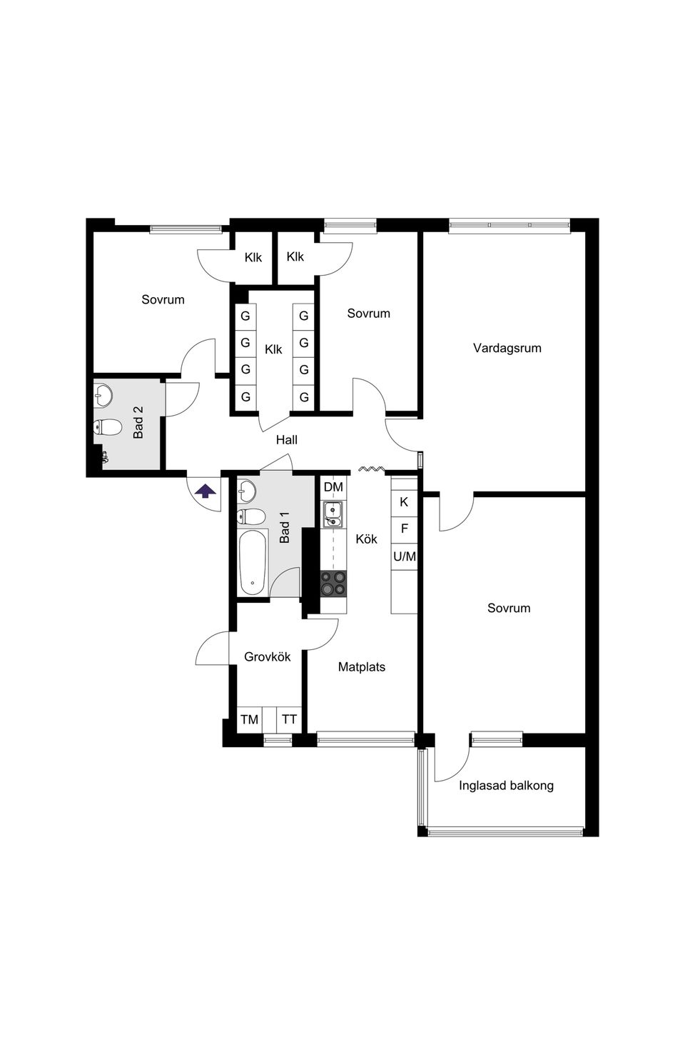 Bostadsrätt, Kadettgatan 36B, Västra Berga, Helsingborg