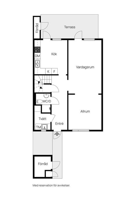 Radhus, Dunshultsvägen 14A, Stöpen, Skövde