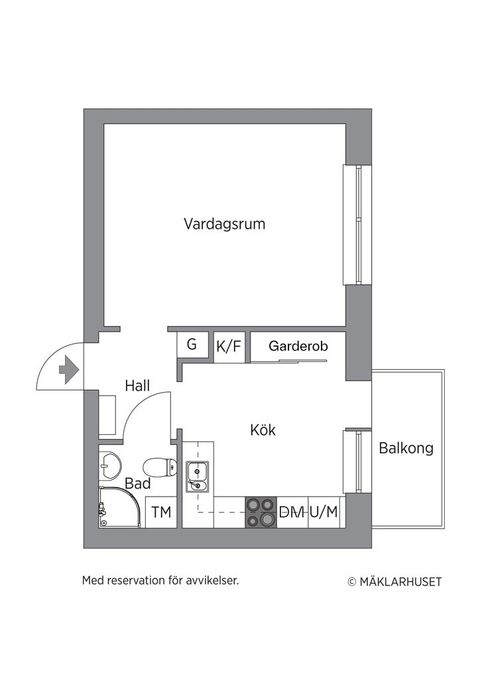 Bostadsrätt, Kansligatan 7b, Norrmalm, Skövde