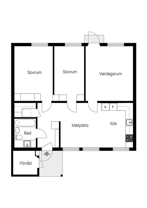 Radhus, Persbovägen 11 A, Västerås