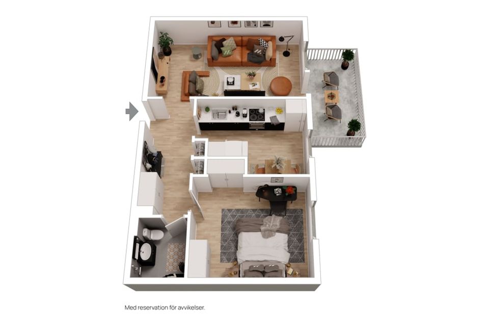 Bostadsrätt, Norra Järnvägsgatan 9B, Centrum, Ludvika