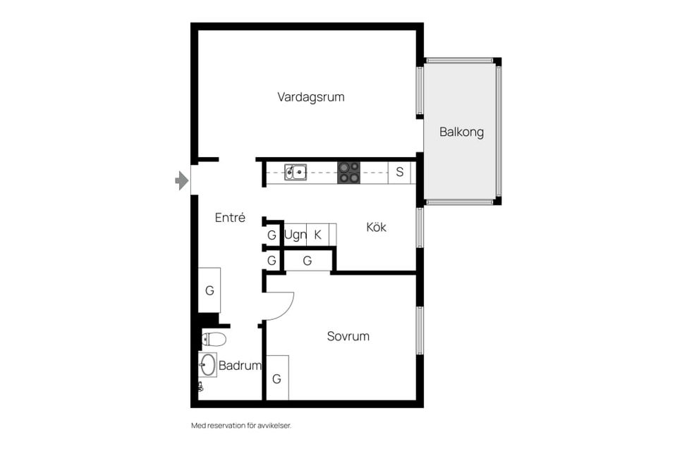 Bostadsrätt, Norra Järnvägsgatan 9B, Centrum, Ludvika
