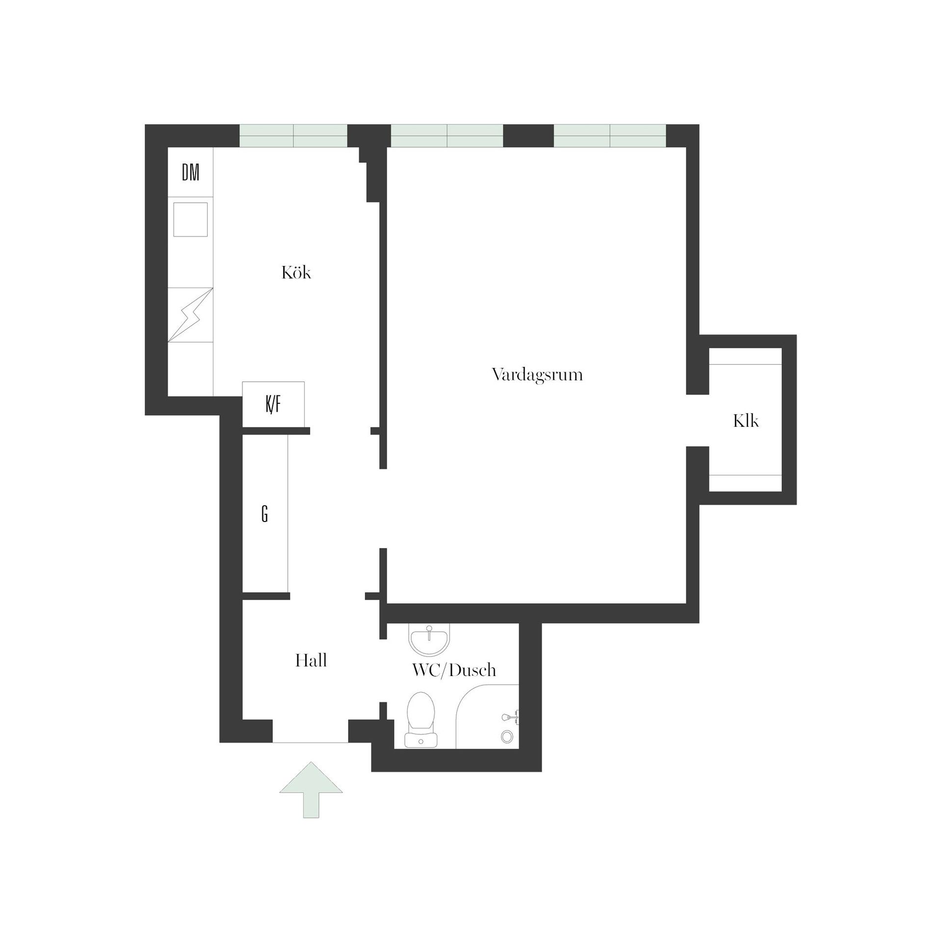 Bostadsrätt, Igeldammsgatan 34, 2tr, Kungsholmen, Stockholm
