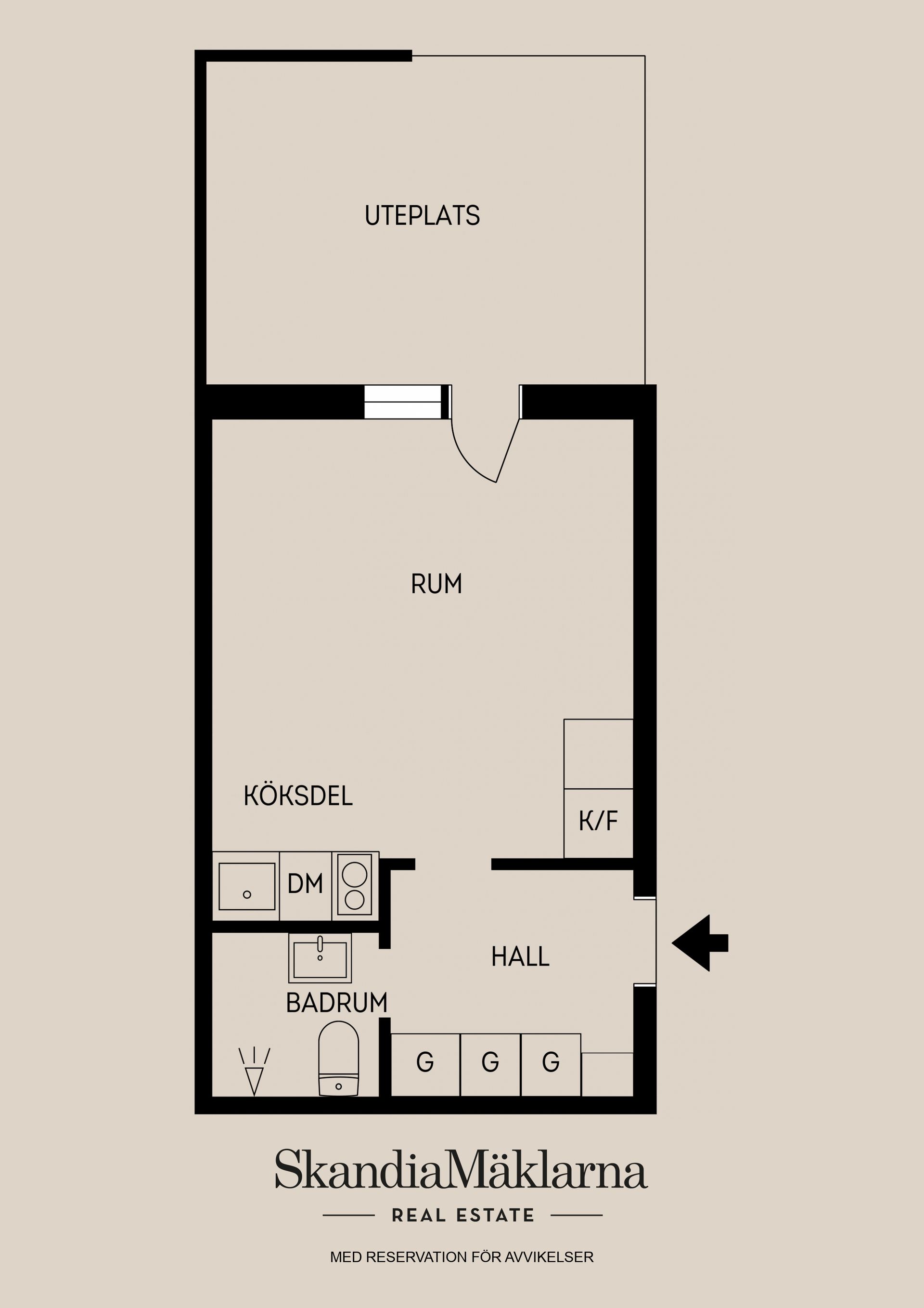 Bostadsrätt, Börjegatan 54A, Luthagen, Uppsala