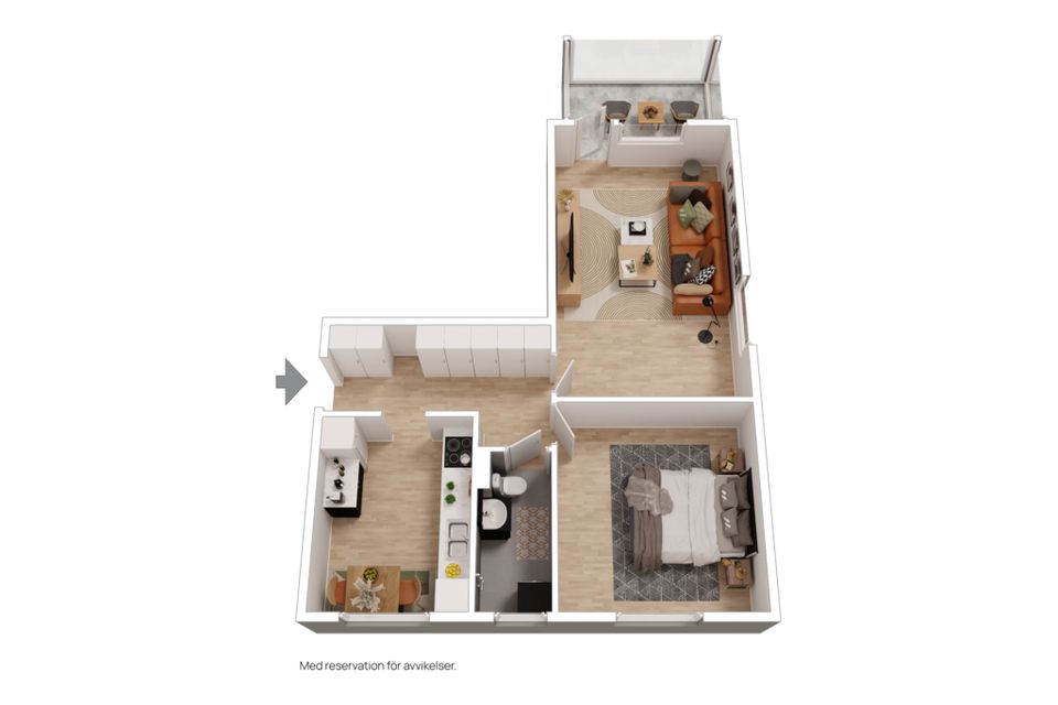 Bostadsrätt, Furuvägen 3C, Öraberget, Ludvika