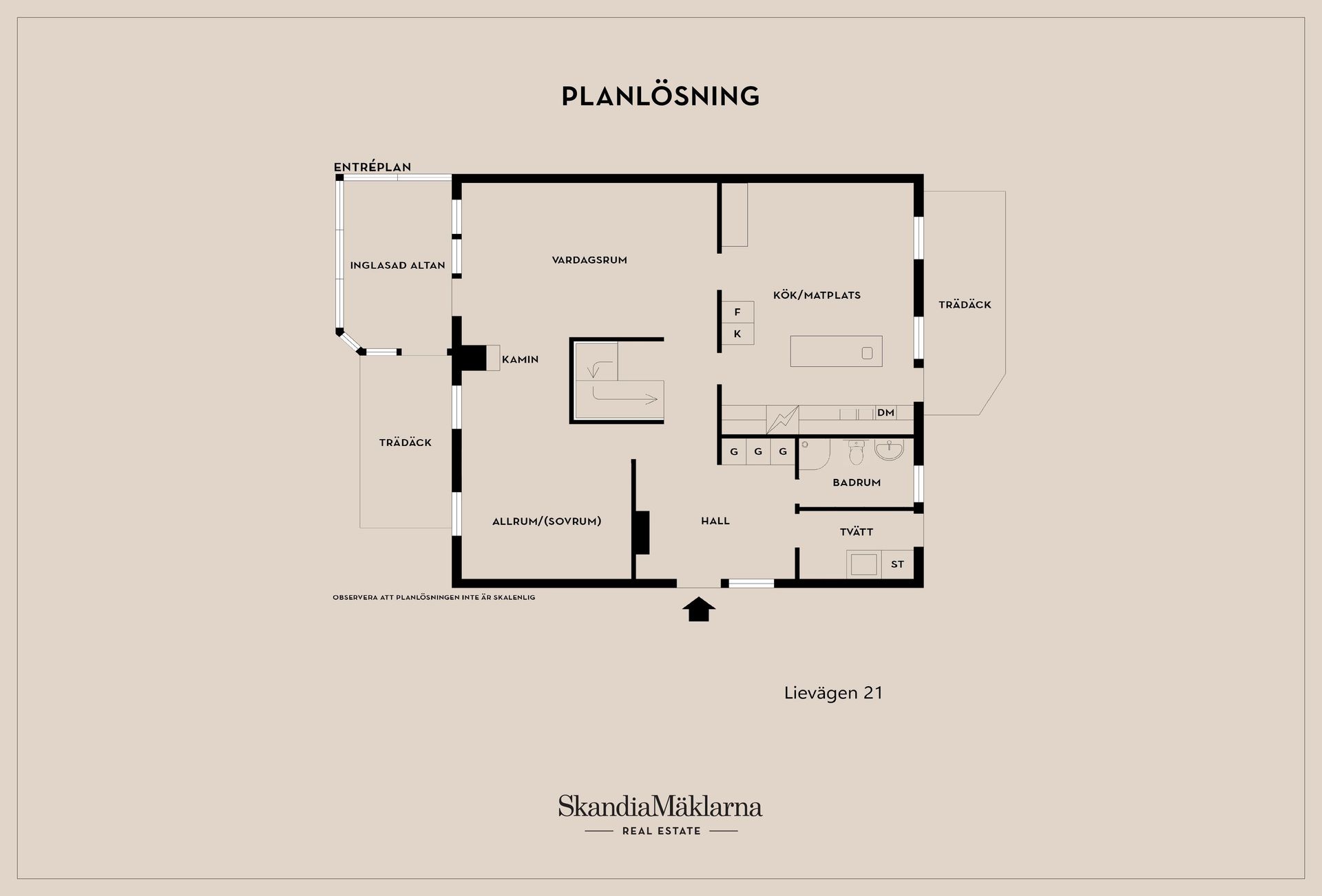 Villa, Lievägen 21, Skogstorp, Eskilstuna