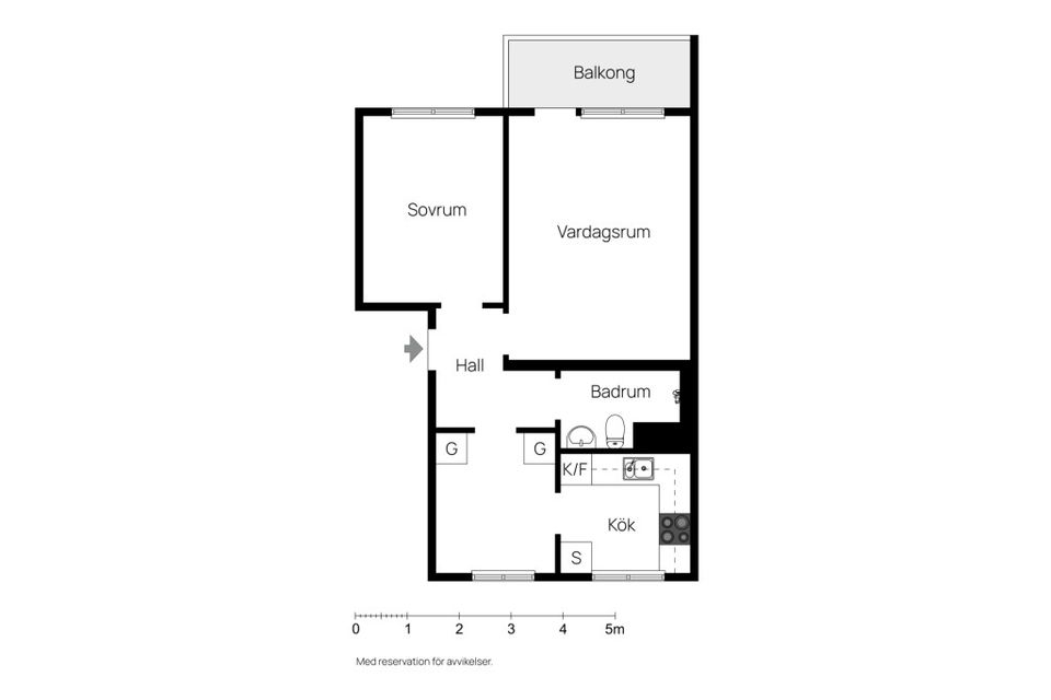Bostadsrätt, Vindelgatan 15B, Högberget, Ludvika