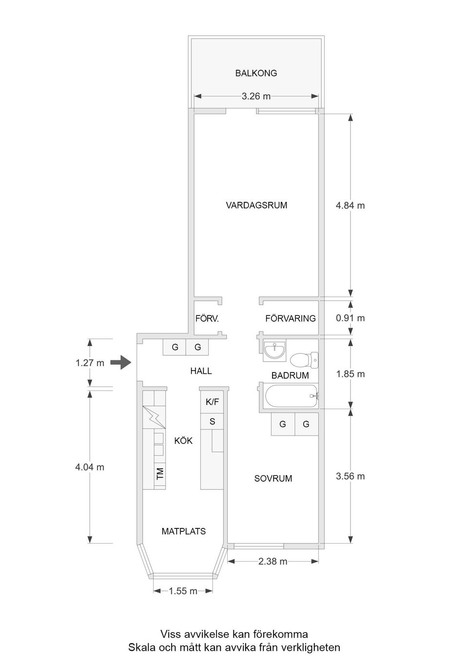 Bostadsrätt, Atlasgatan 3B, Hejdegården, Linköping
