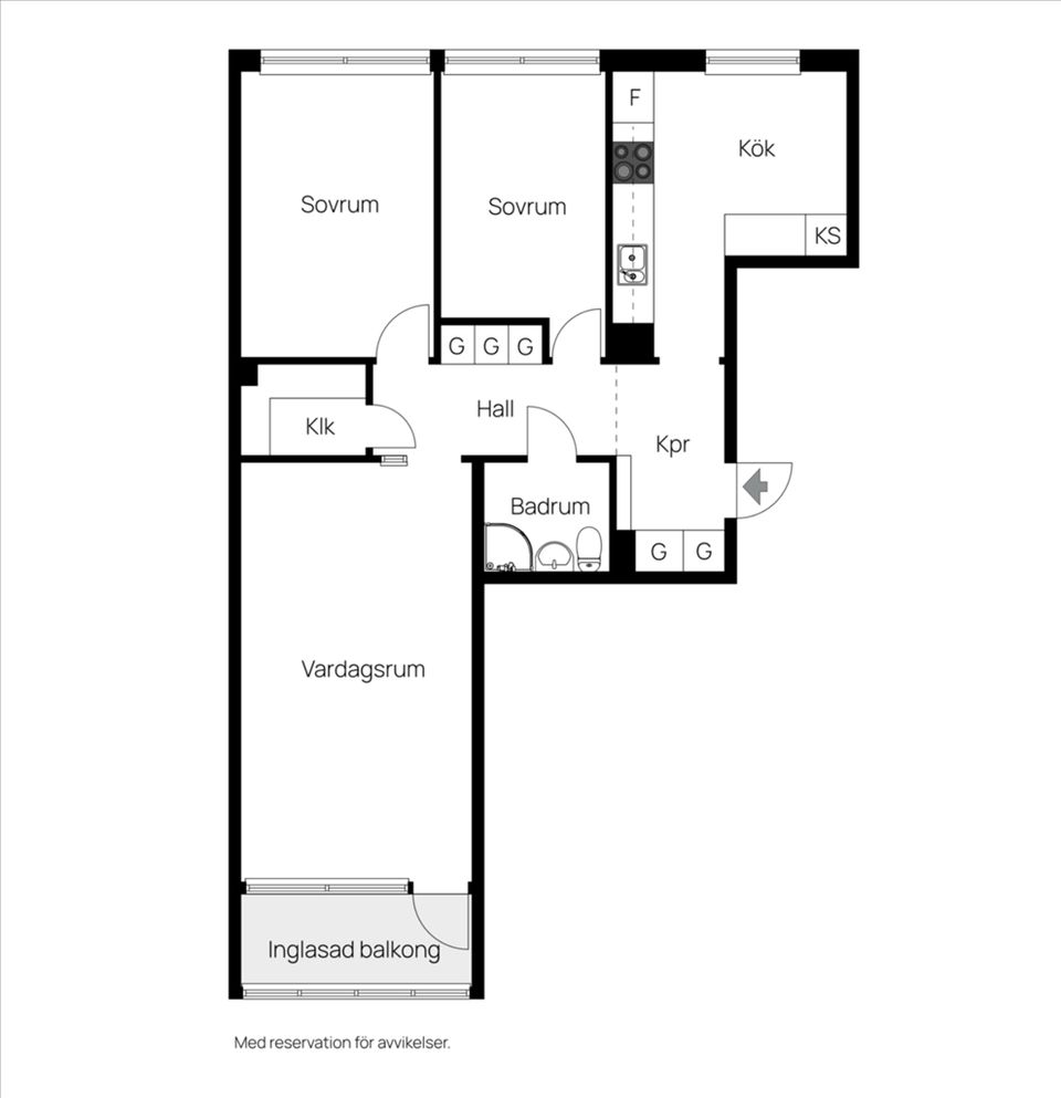 Bostadsrätt, Enoch Thulins Väg 30 B, Landskrona - Enoch Thulins Väg, Landskrona