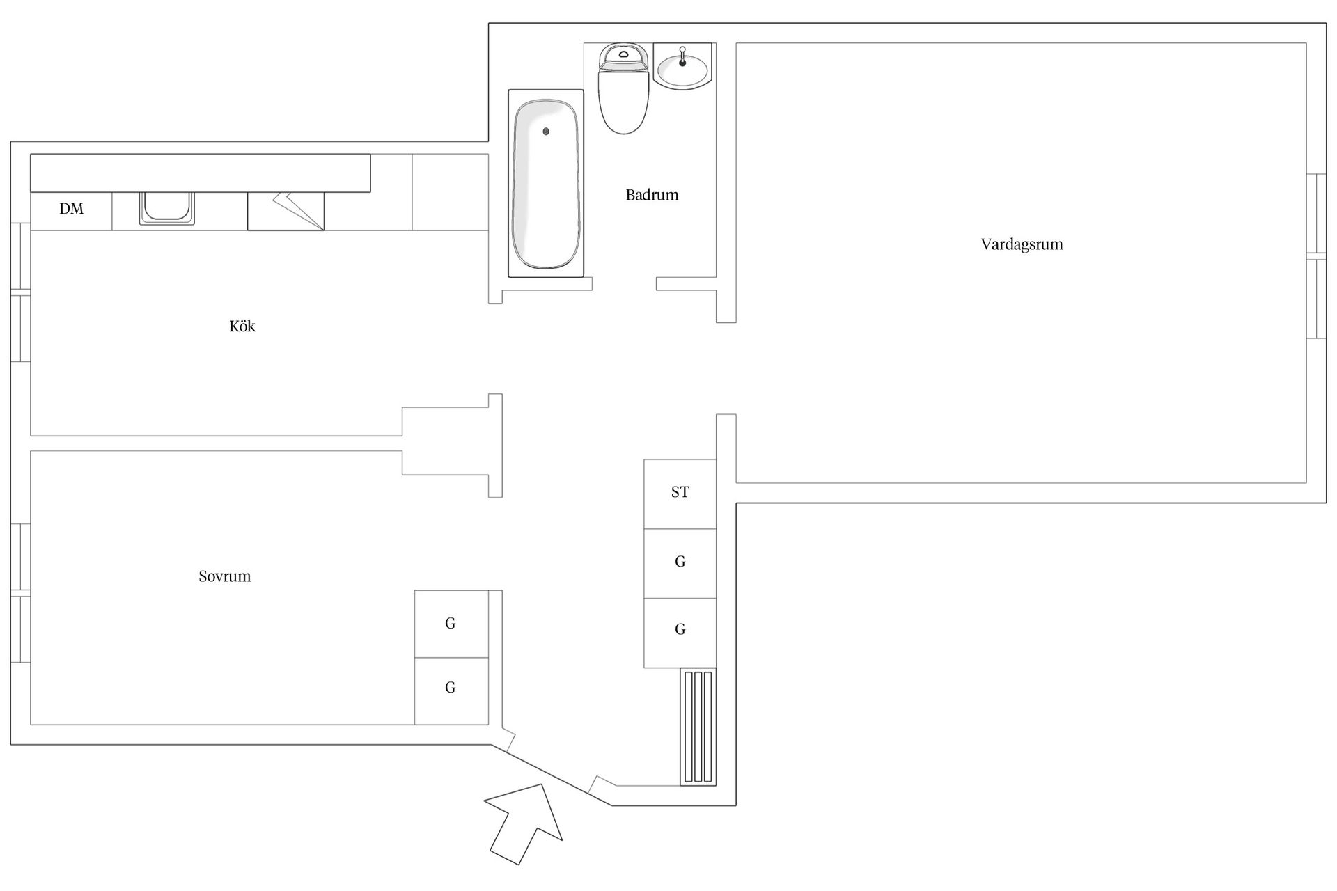 Bostadsrätt, Trädesgatan 4B, Centrala Hisingen, Göteborg