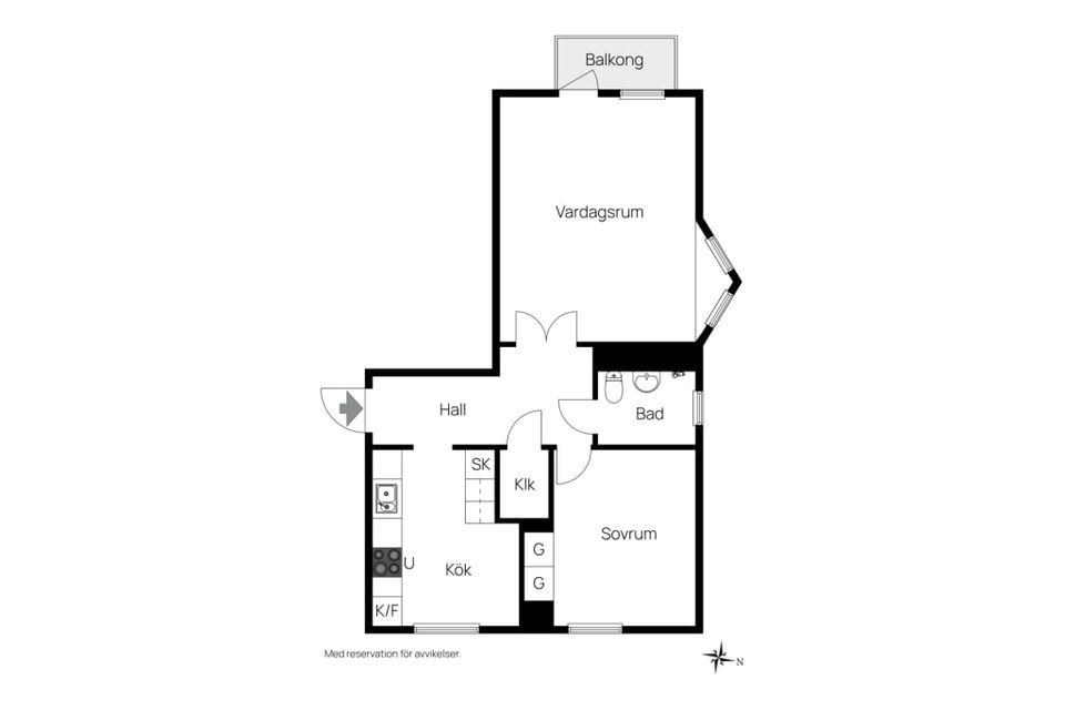 Bostadsrätt, Engelbrektsgatan 105c, Borås