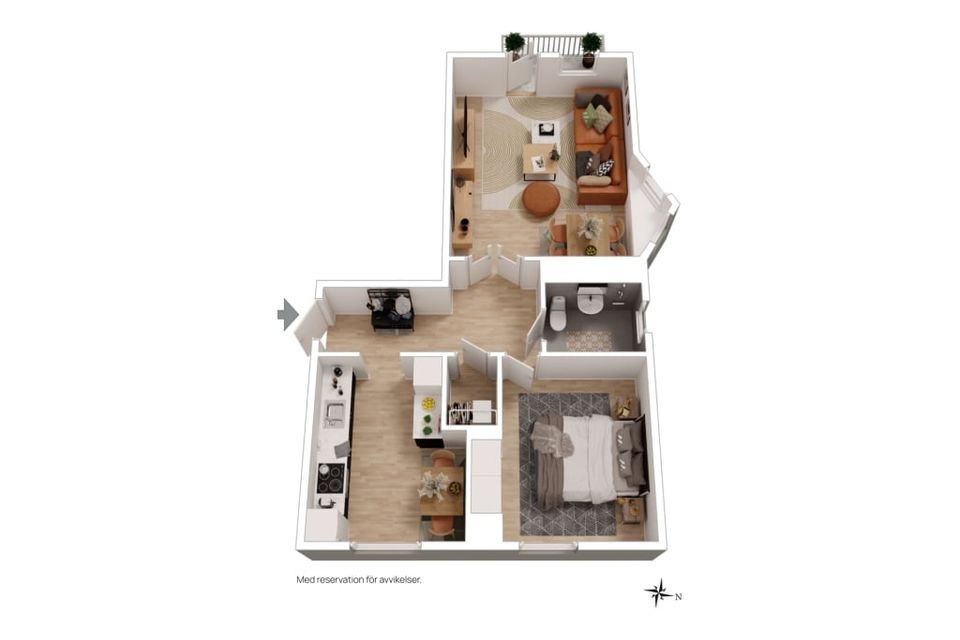 Bostadsrätt, Engelbrektsgatan 105c, Borås