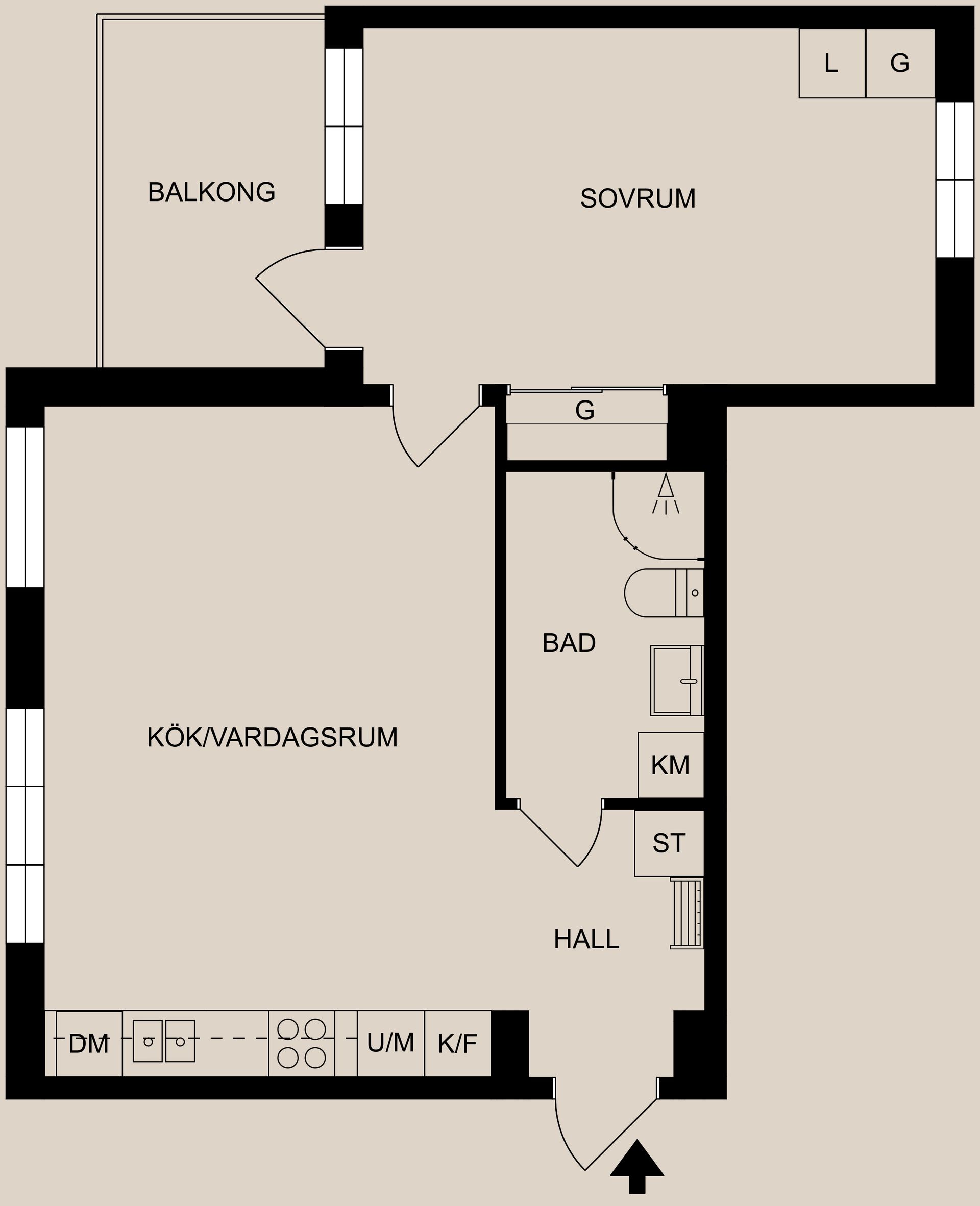 Bostadsrätt, Magasinsgatan 6, Centralt, resecentrum, Norrköping