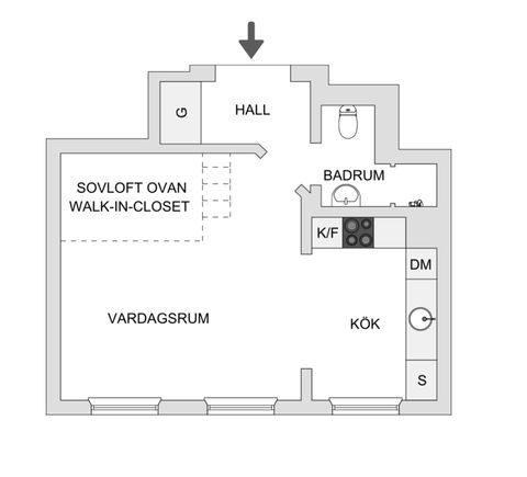 Bostadsrätt, Hagagatan 8, 1 tr, Vasastan, Stockholm