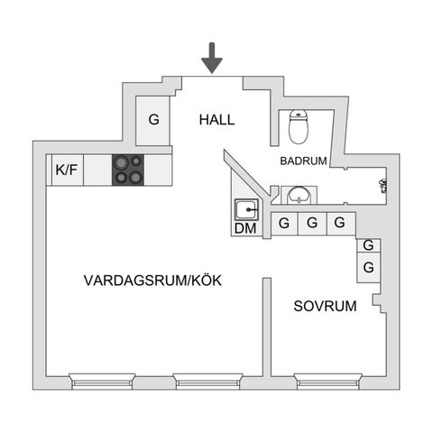 Bostadsrätt, Hagagatan 8, 1 tr, Vasastan, Stockholm