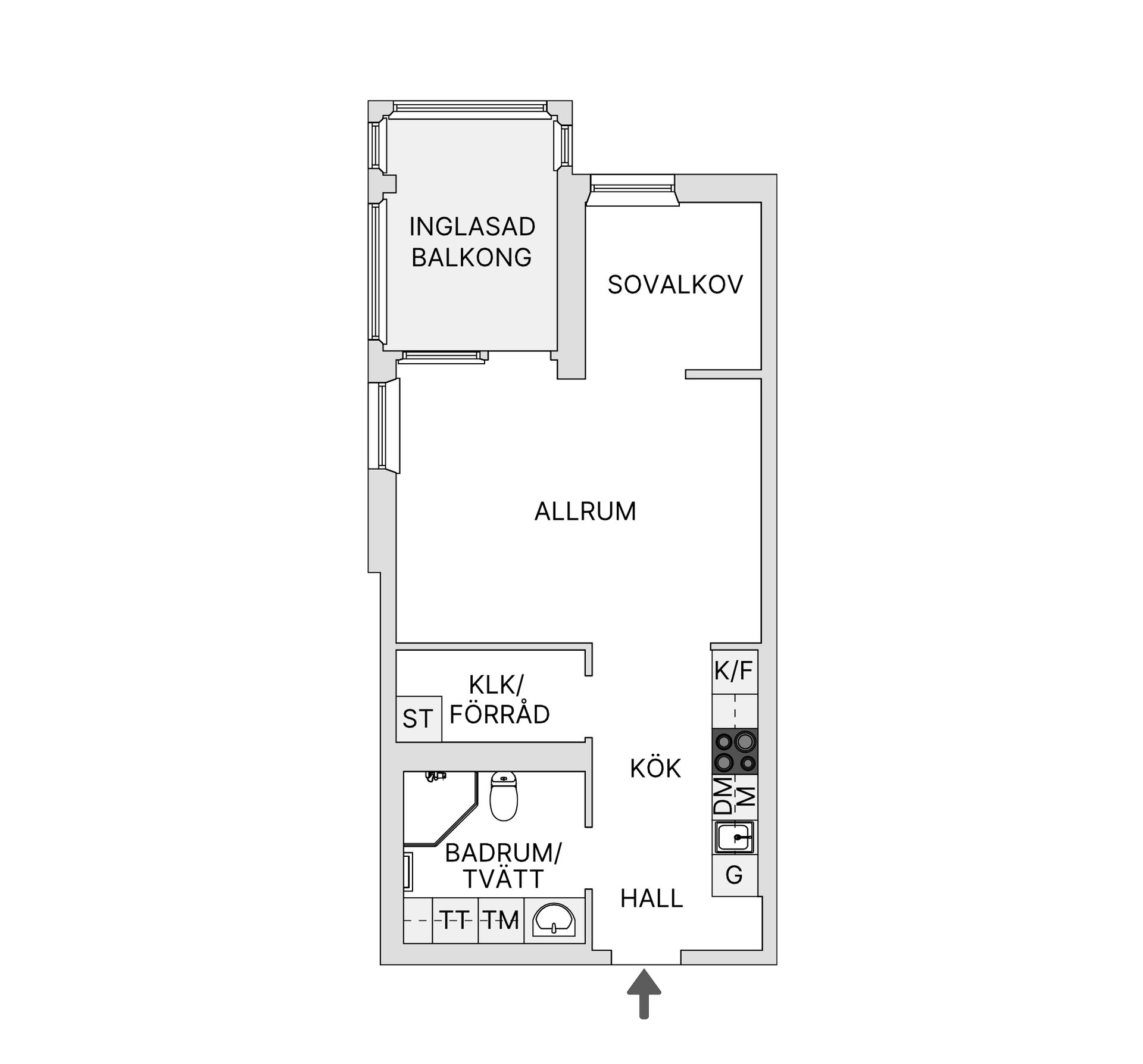 Bostadsrätt, Norra Bogesundsgatan 10, Gräshagen, Jönköping