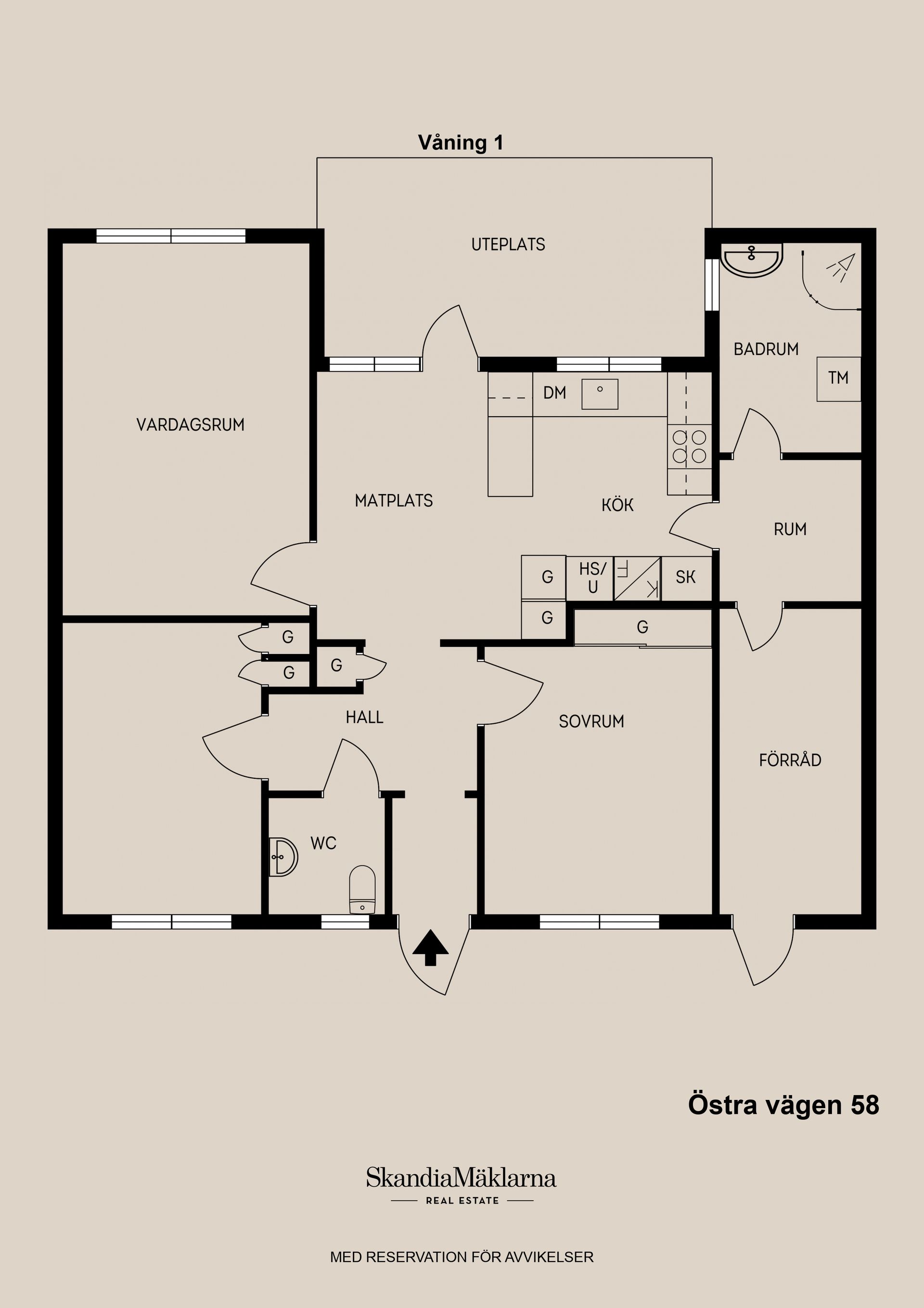 Radhus, Östra vägen 58, Skutskär, Älvkarleby