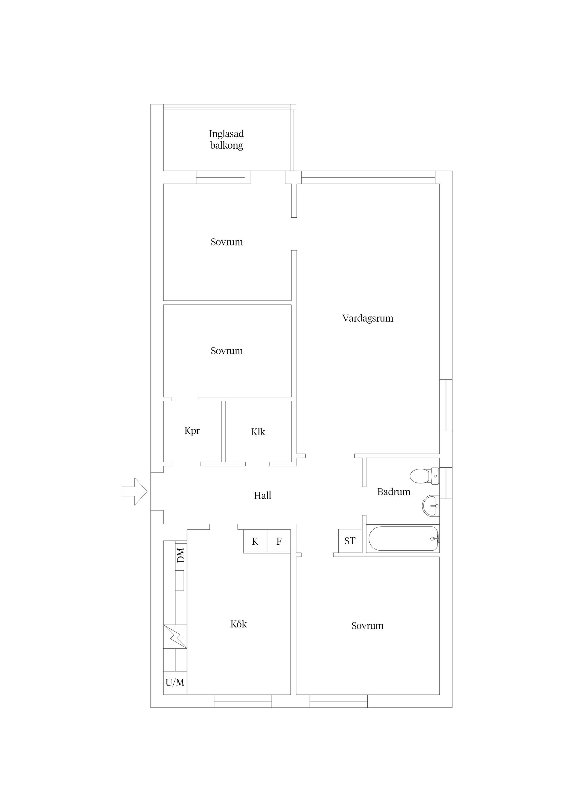 Bostadsrätt, Bågevägen 51A 1203, Bosvedjan, Sundsvall