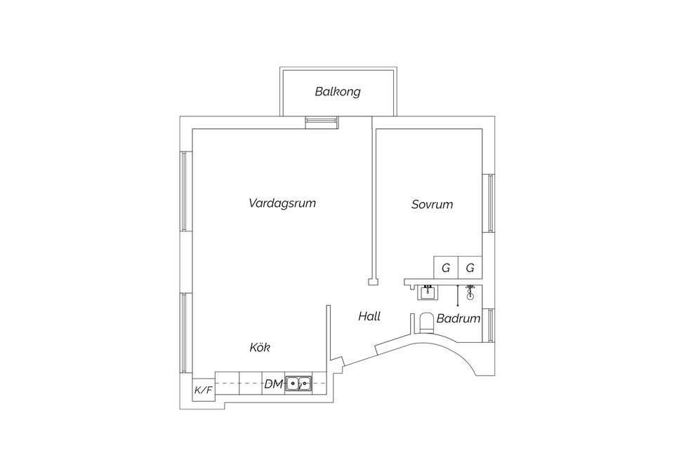 Bostadsrätt, Granbacken 9, 3tr, Johannesfred, Stockholm