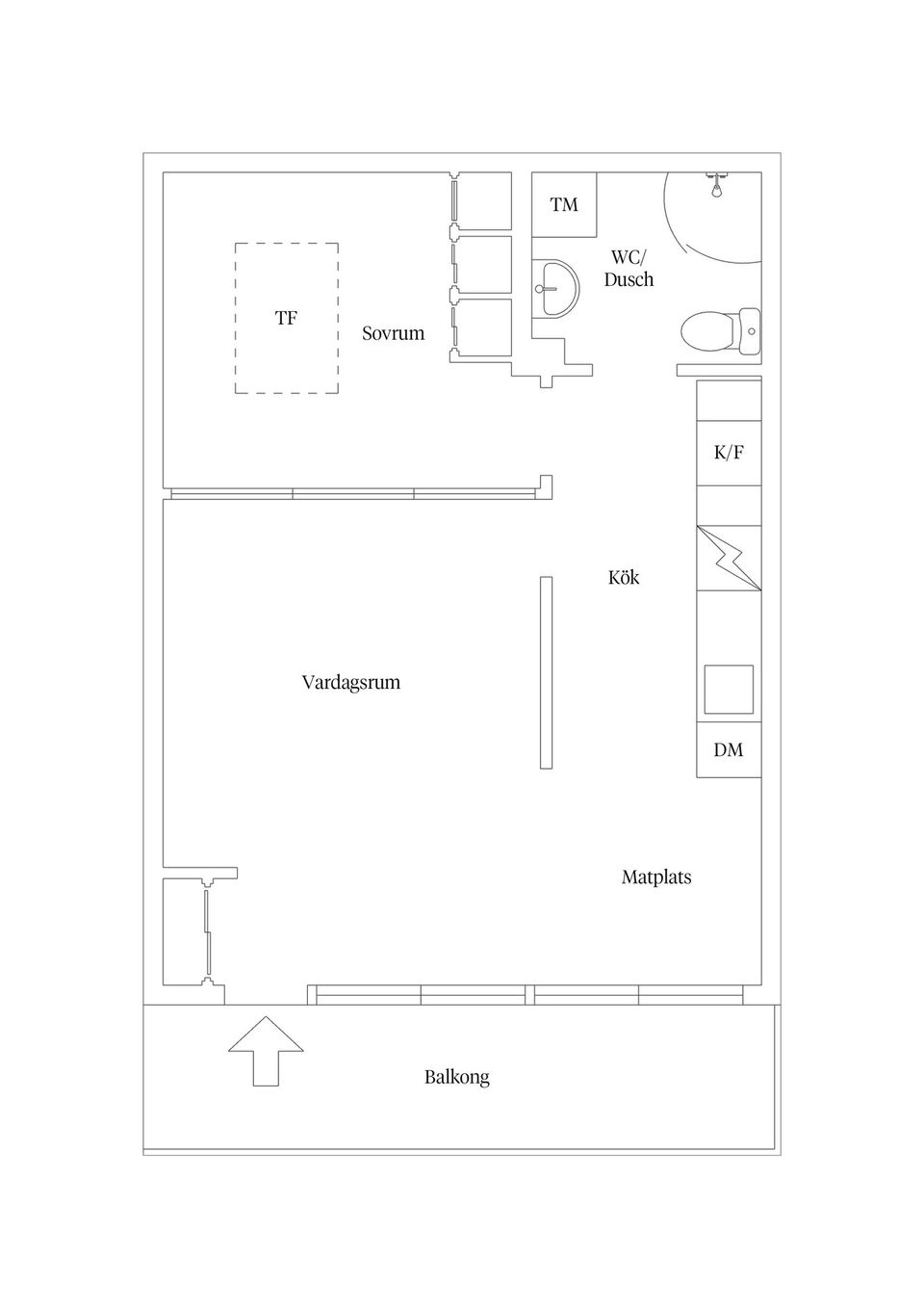 Bostadsrätt, Strömgatan 10F, Kvarnholmen, Kalmar