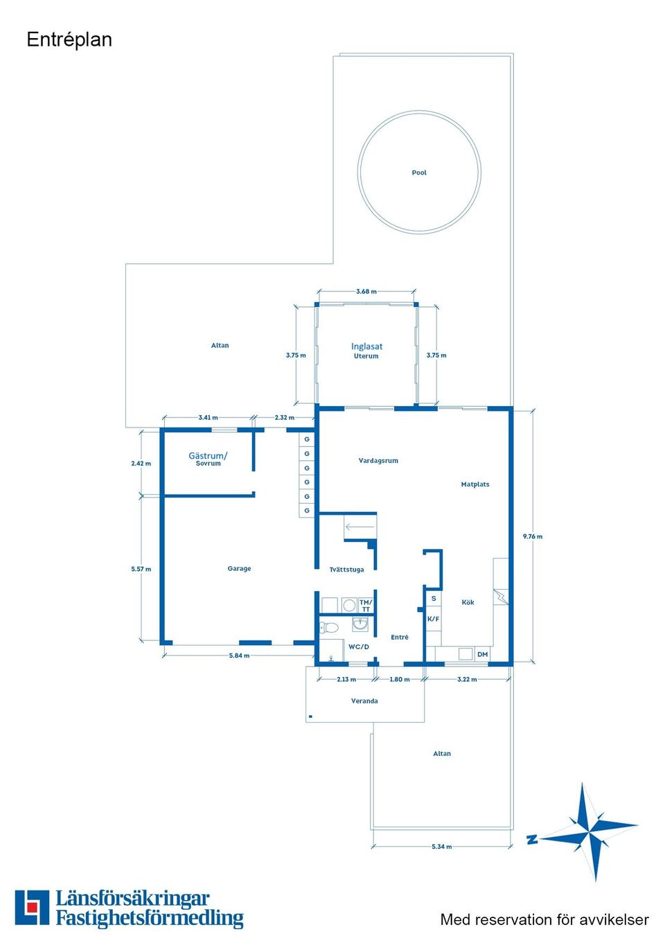 Villa, Radhus, Mästerbovägen 22, Södra Freberga, Motala