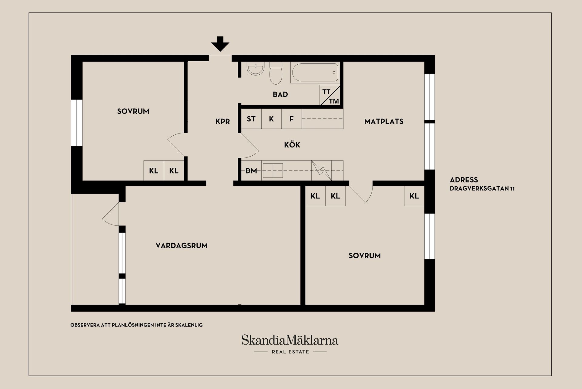 Bostadsrätt, Dragverksgatan 11, Bäckby, Västerås