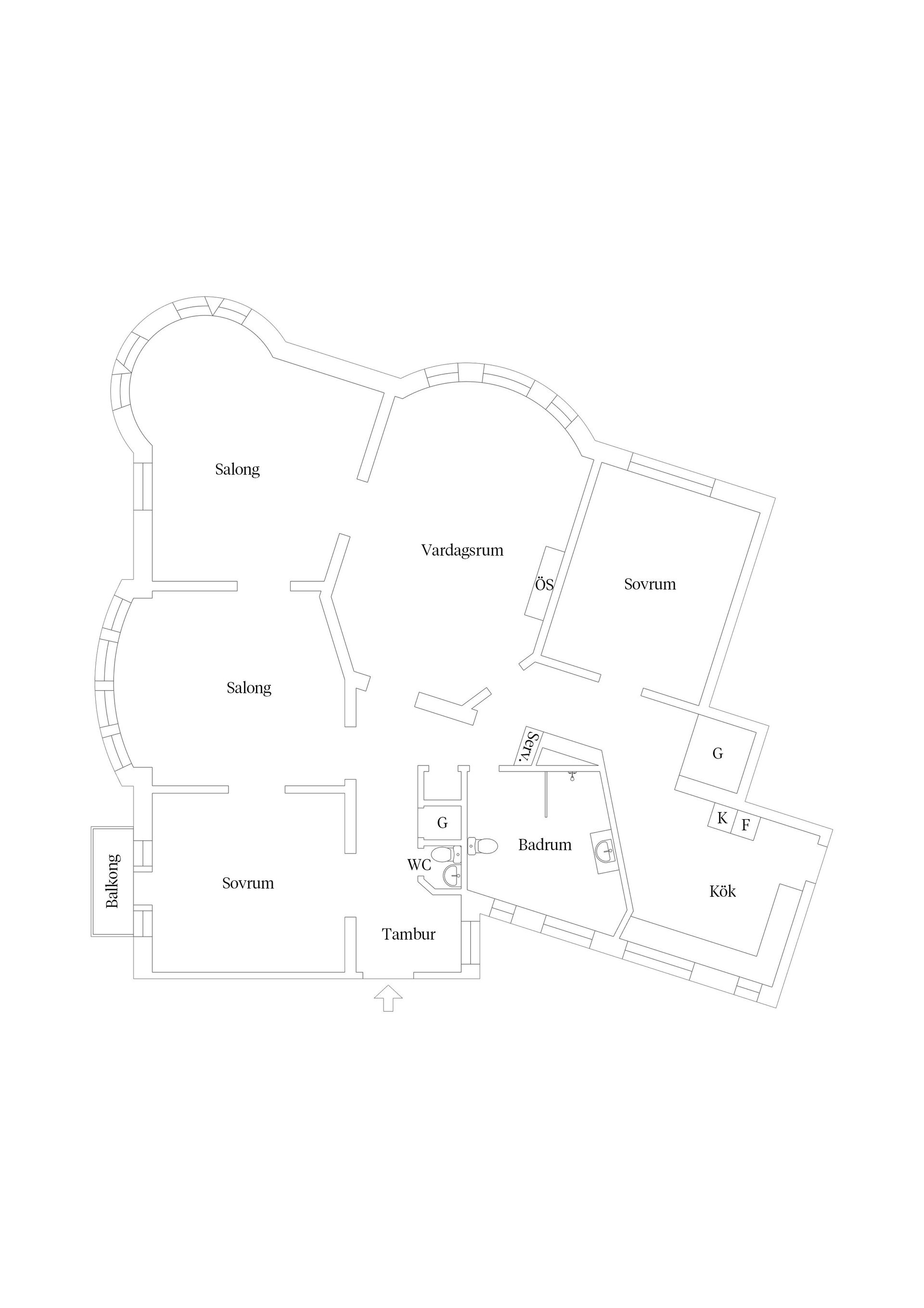 Bostadsrätt, Slottsgatan 32, Gamla Väster, Malmö