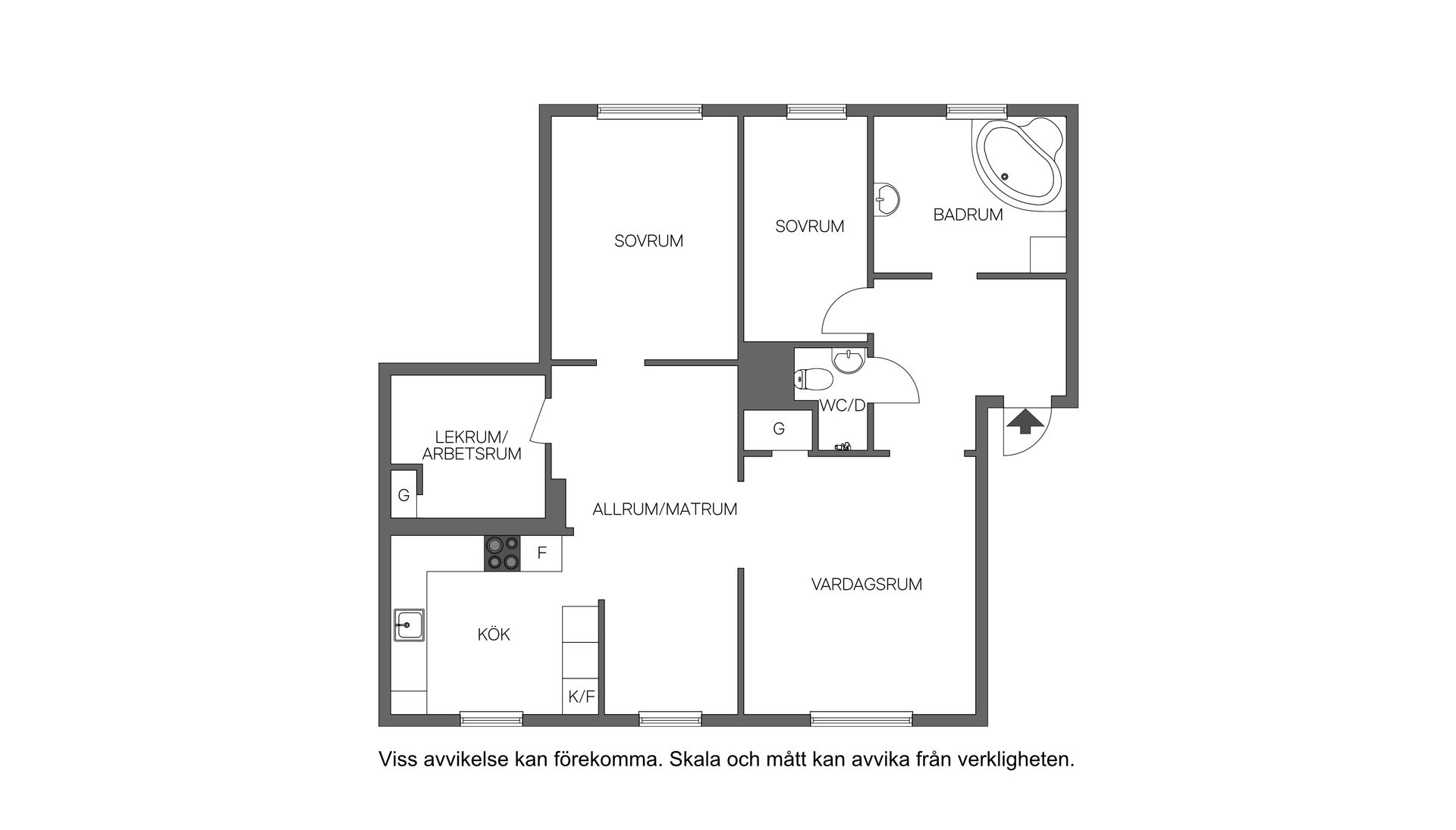 Bostadsrätt, Vasavägen 11, Söder, Eskilstuna