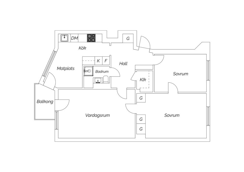 Bostadsrätt, Rosenkällavägen 30A, Fågelbo, Nyköping