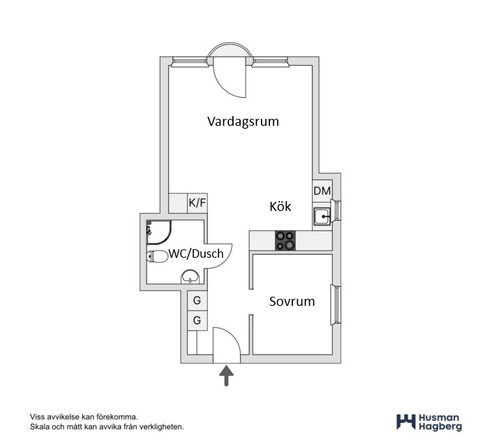 Bostadsrätt, Moritzvägen 1B, Haga, Umeå