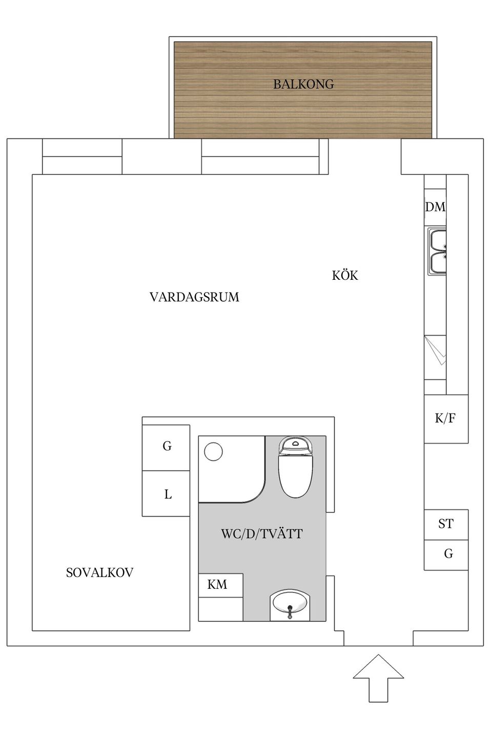 Bostadsrätt, Tullgarnsgatan 3, Kungsängen, Uppsala