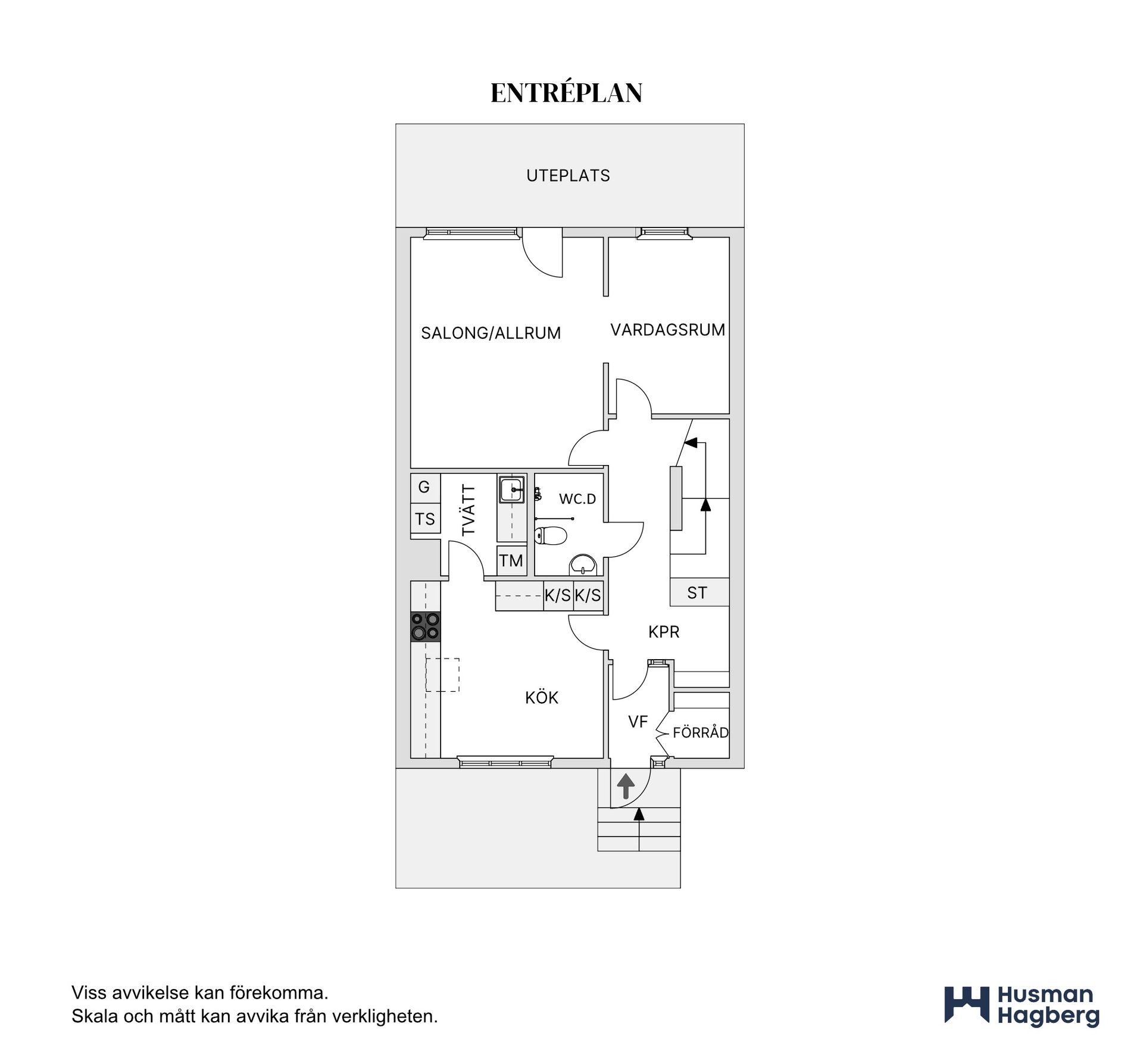 Villa, Radhus, Rödhakevägen 44A, Mariehem, Umeå
