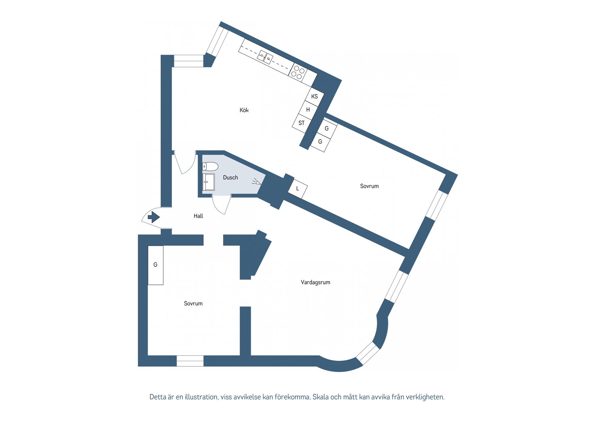 Bostadsrätt, Vasaplan 2, Vasastaden, Skövde