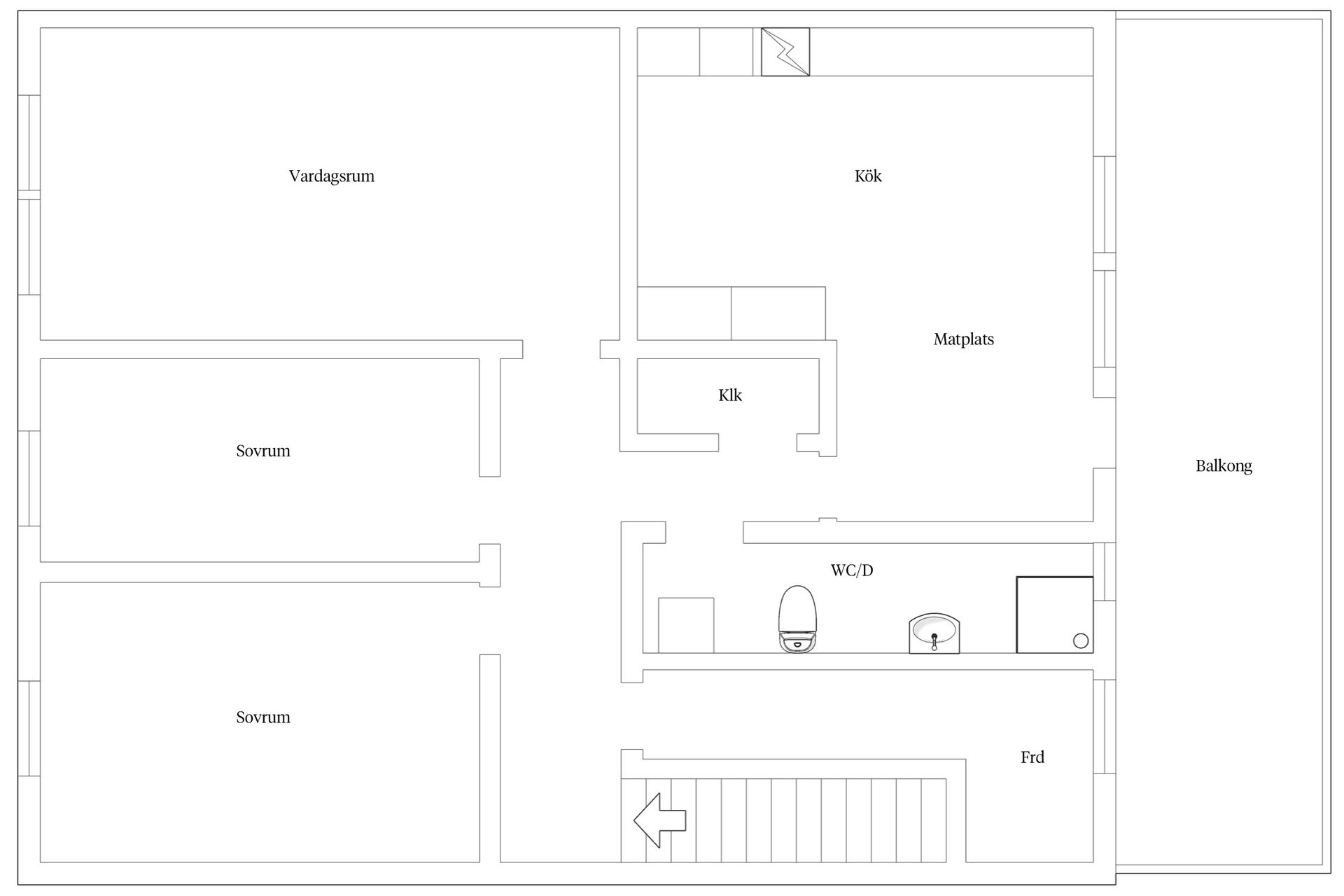 Bostadsrätt, Styrbordsgången 1CC, Edvinshem, Ystad