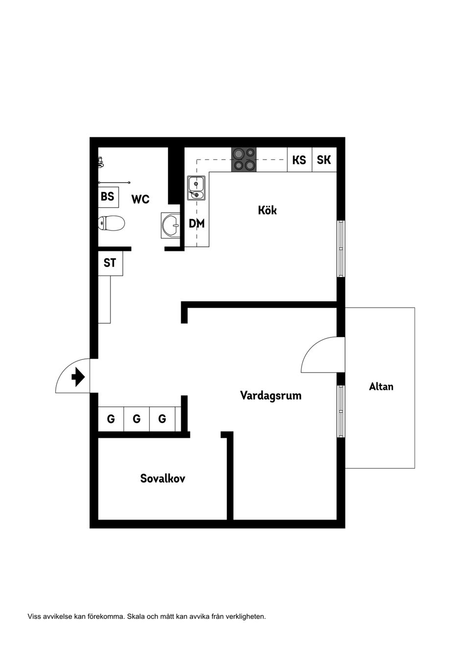 Bostadsrätt, Långgatan 33, Herrhagen, Karlstad