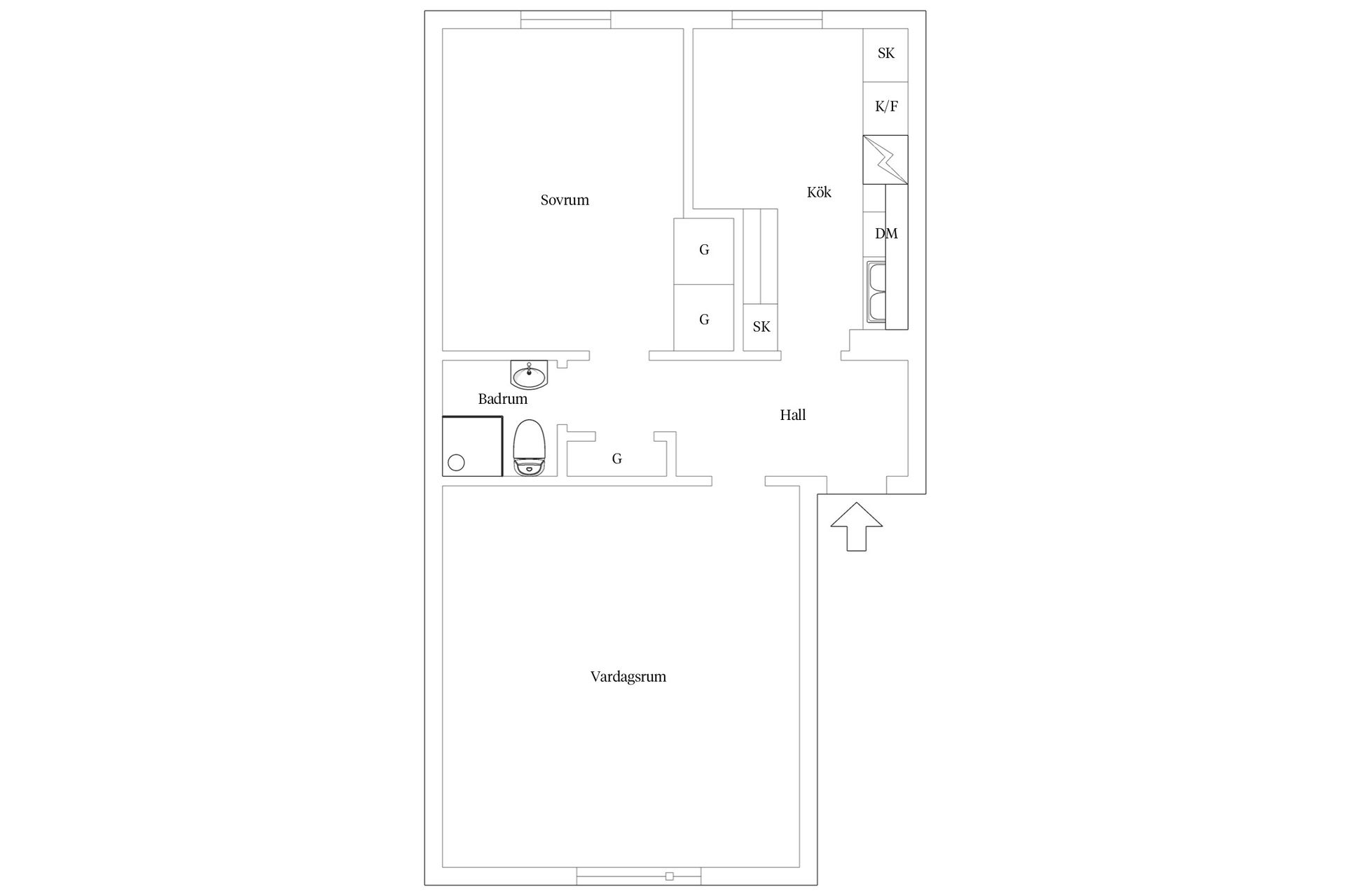 Bostadsrätt, Väderkvarnsgatan 3B, Centrala Hisingen, Göteborg