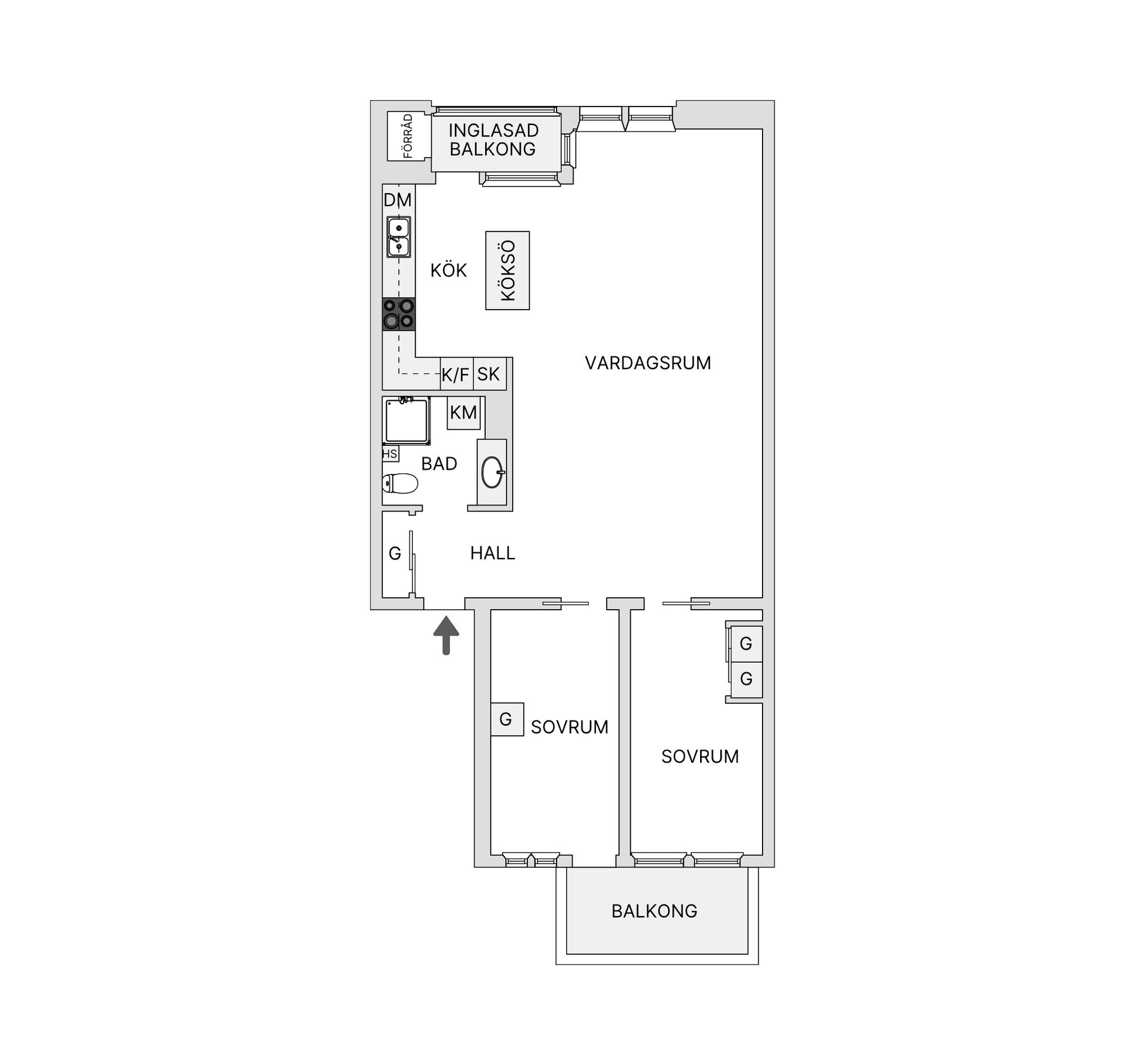 Bostadsrätt, Norra Skeppspromenaden 6, Eriksberg, Göteborg
