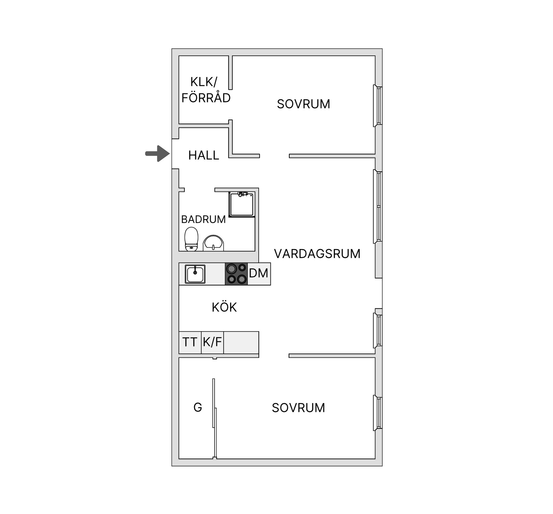 Bostadsrätt, Betsövägen 6, Orminge Centrum, Nacka