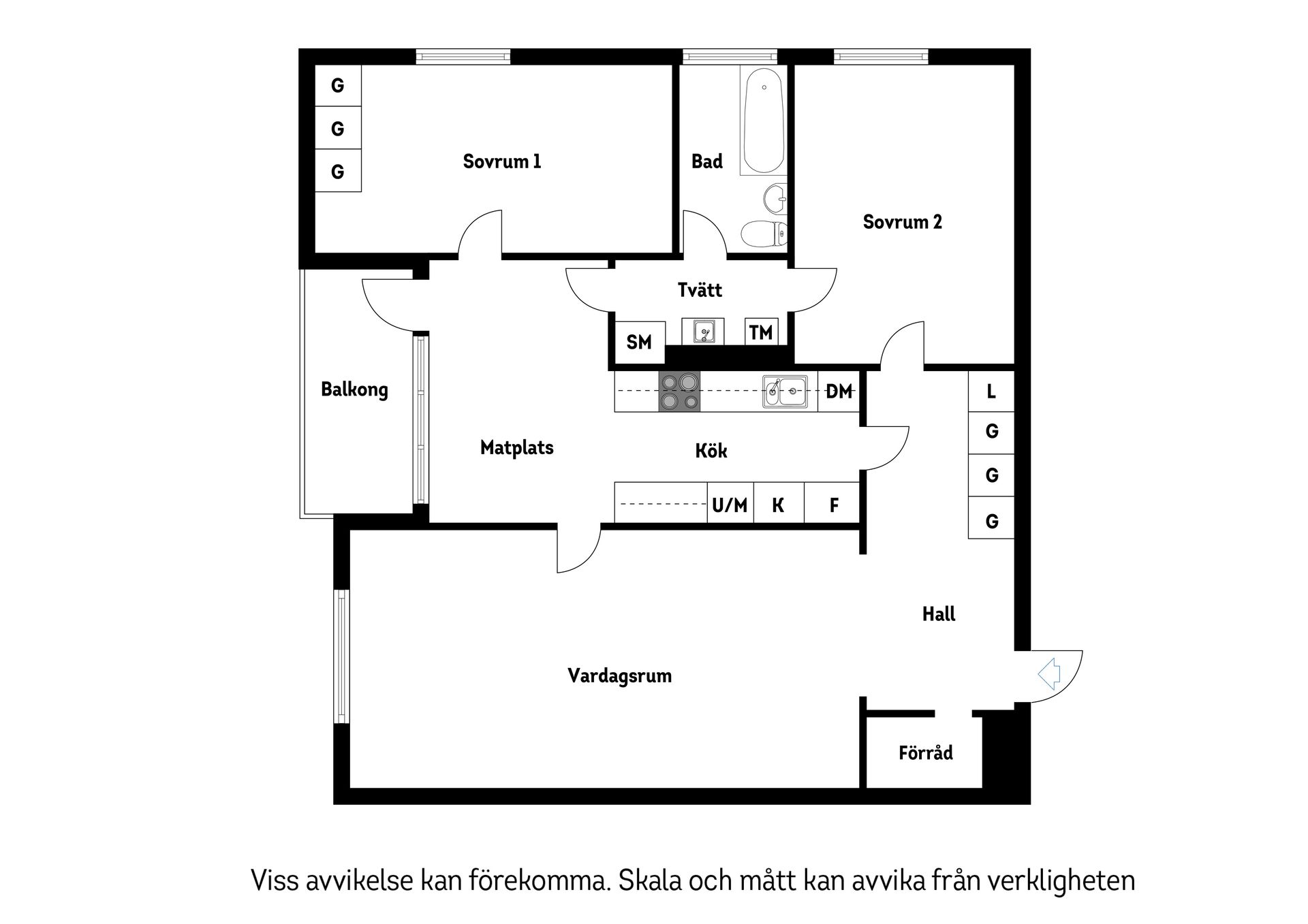 Bostadsrätt, Kampementsgatan 14, Gärdet, Stockholm