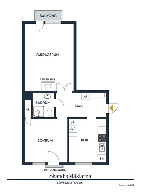 Bostadsrätt, Lövstagatan 21C, Örebro