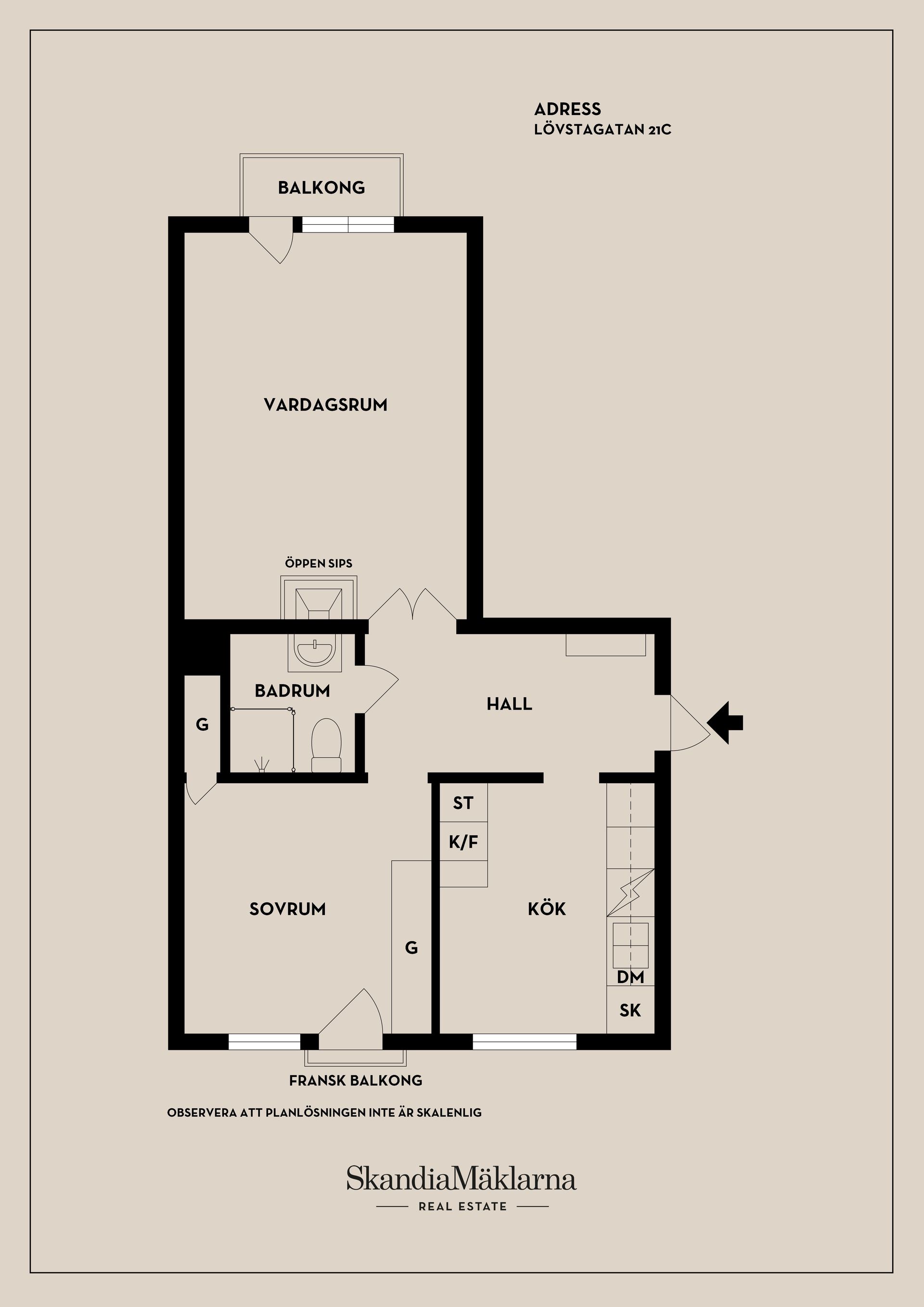 Bostadsrätt, Lövstagatan 21C, Väster, Örebro