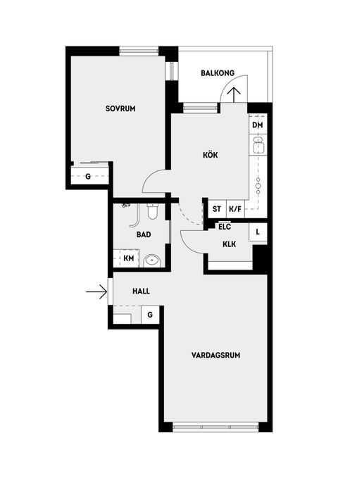 Bostadsrätt, Grindtorps skolgränd 30, 6tr, Täby Centrum, Täby