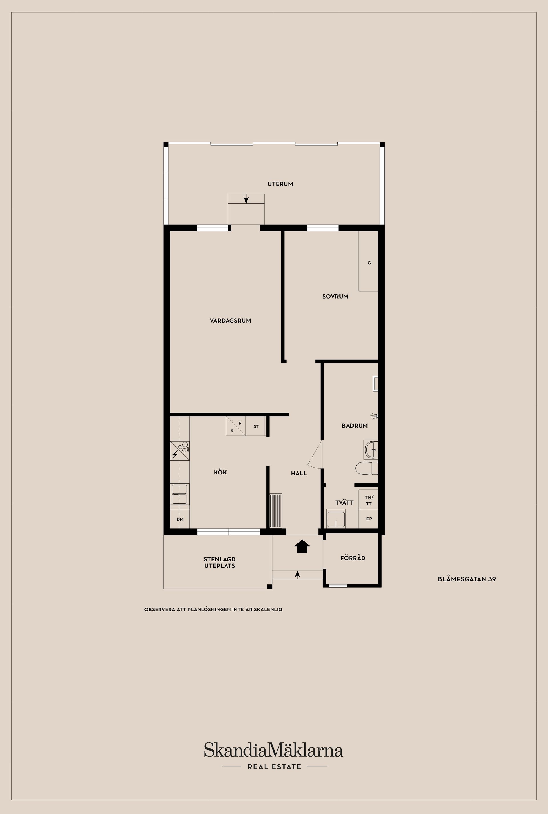 Radhus, Blåmesgatan 39, Kråkeryd, Habo