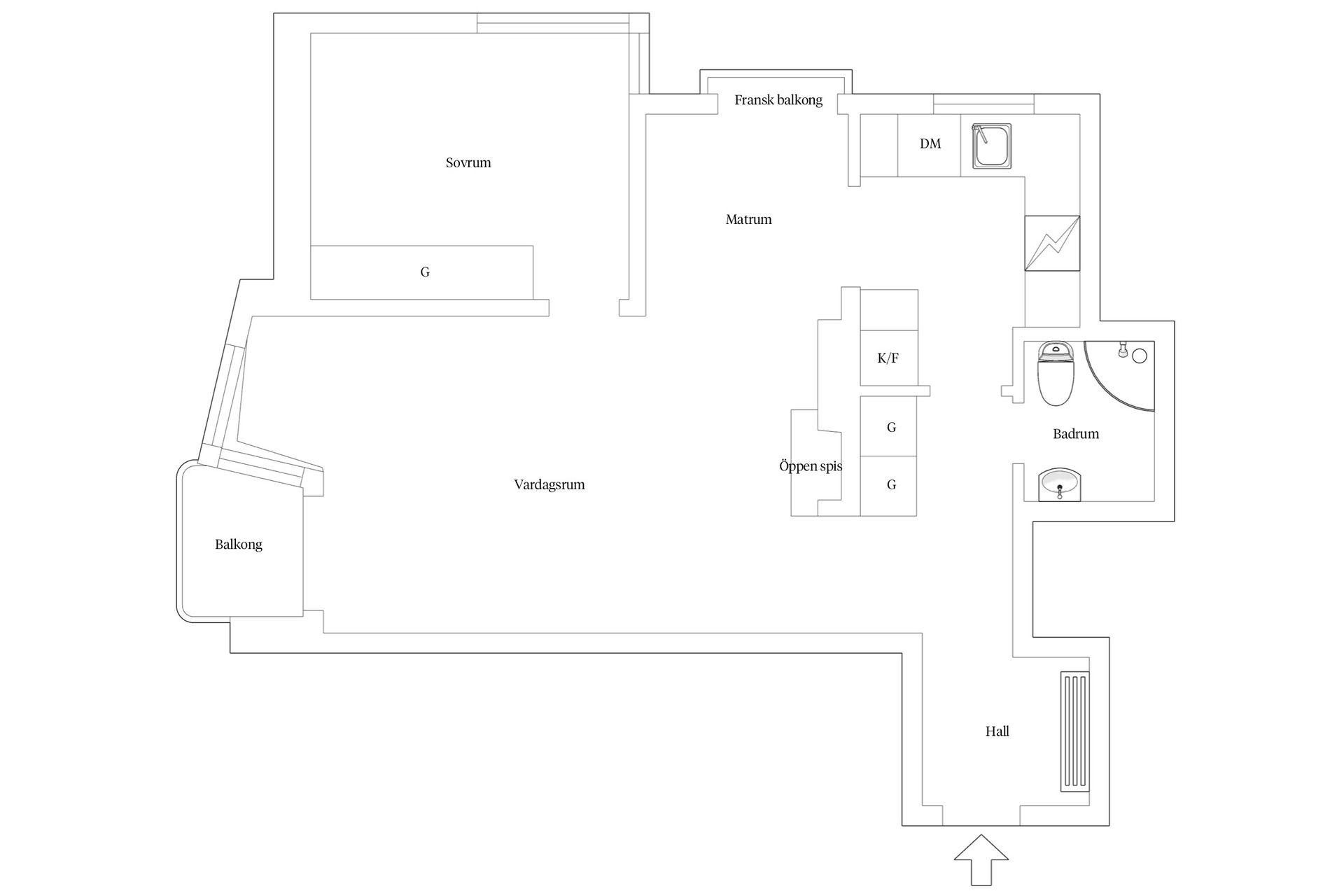 Bostadsrätt, Furusundsgatan 11, Gärdet, Stockholm