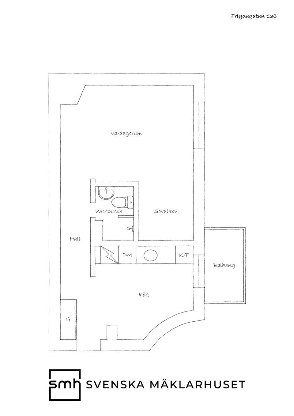 Bostadsrätt, Friggagatan 13C, Stampen, Göteborg