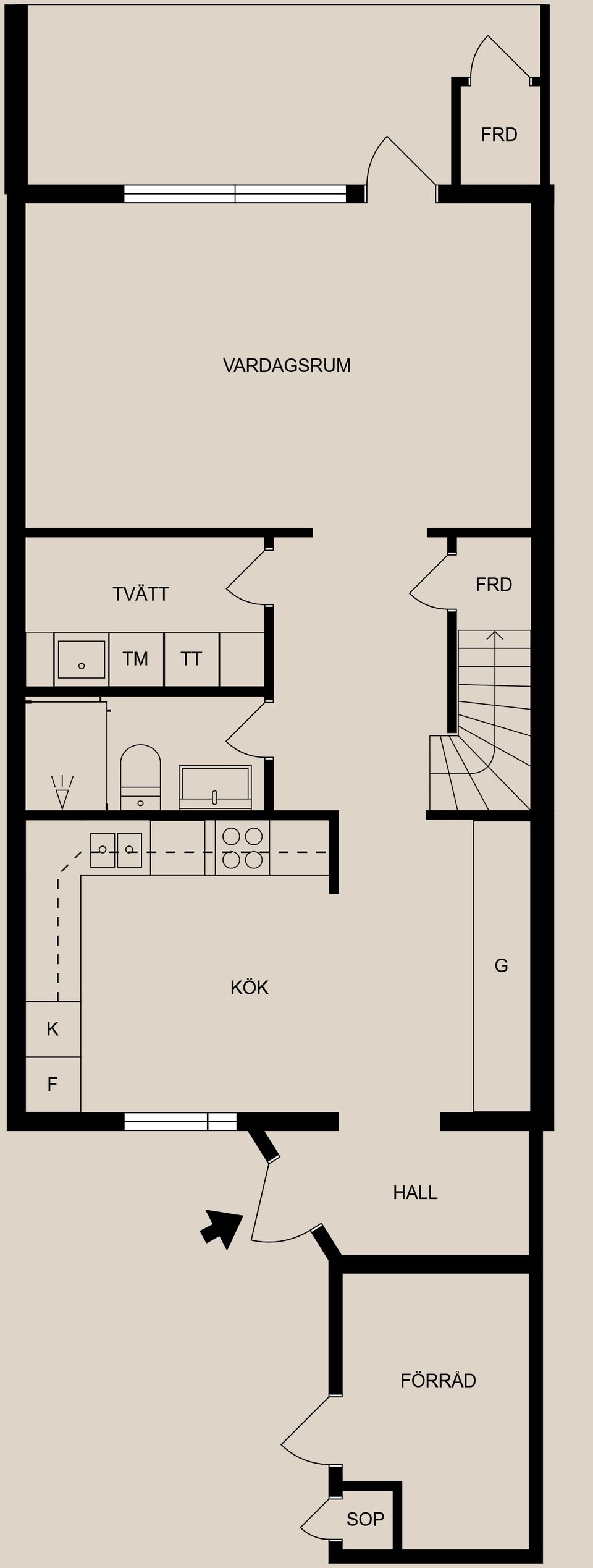 Radhus, Lidaleden 652, Smedby, Norrköping
