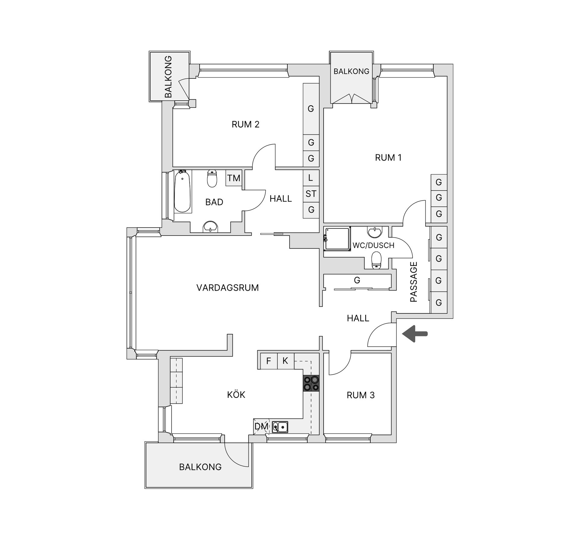 Bostadsrätt, Norra Skeppspromenaden 2, Eriksberg, Göteborg