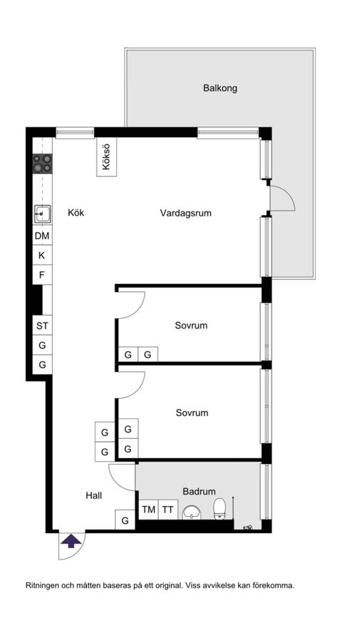 Bostadsrätt, Bryggvägen 17, vån 2/5, Gröndal Strand, Stockholm