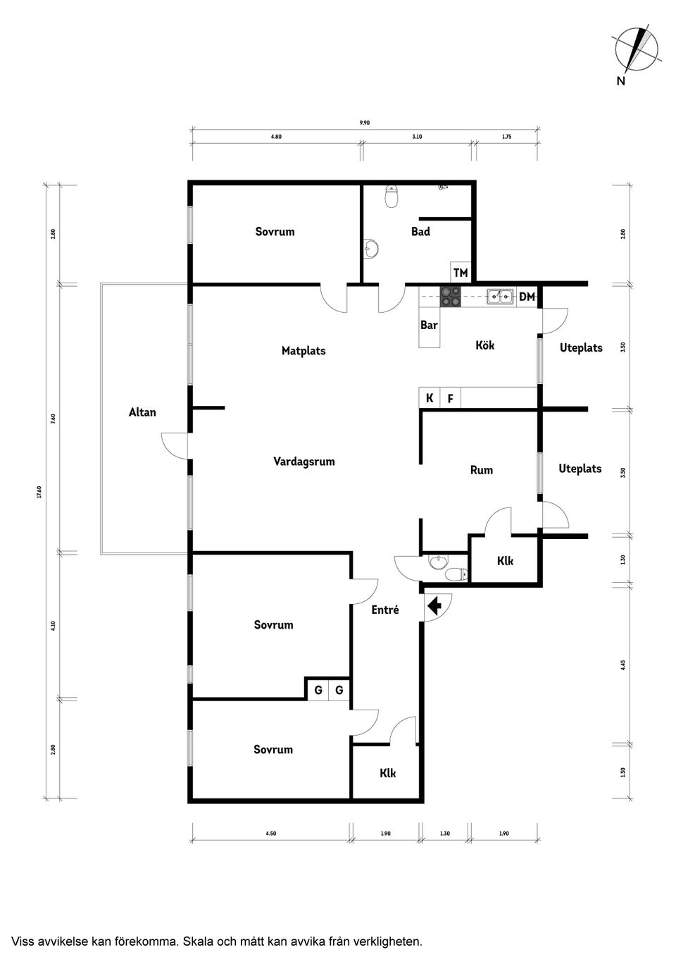 Bostadsrätt, Badvägen 7A, Klippan