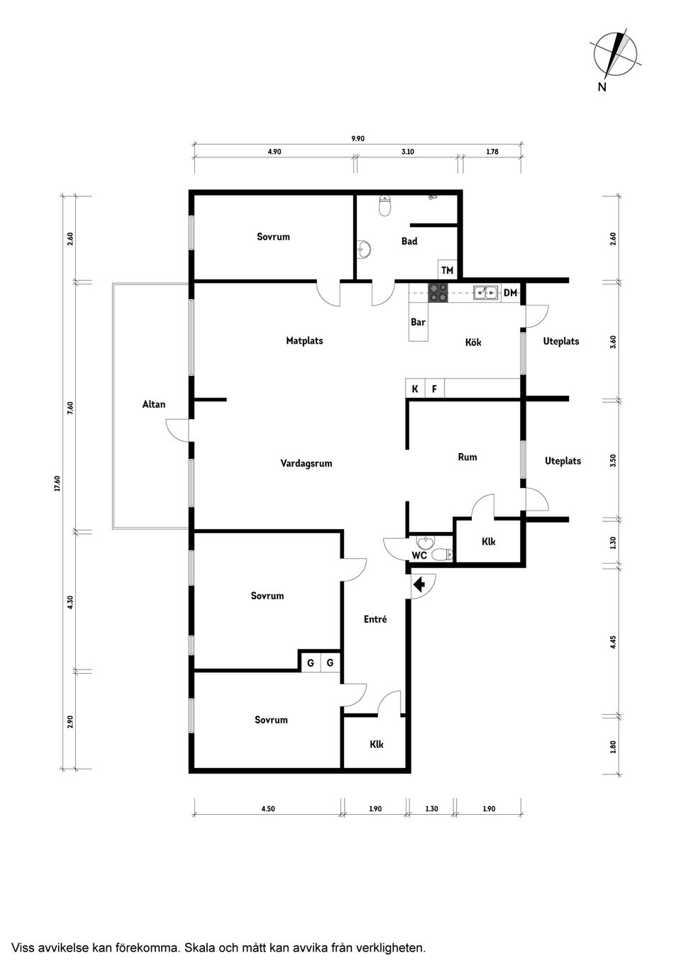 Bostadsrätt, Badvägen 7A, Klippan